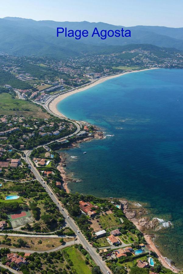 Vue mer panoramique plage 30m. Porticcio Porticcio  Eksteriør bilde