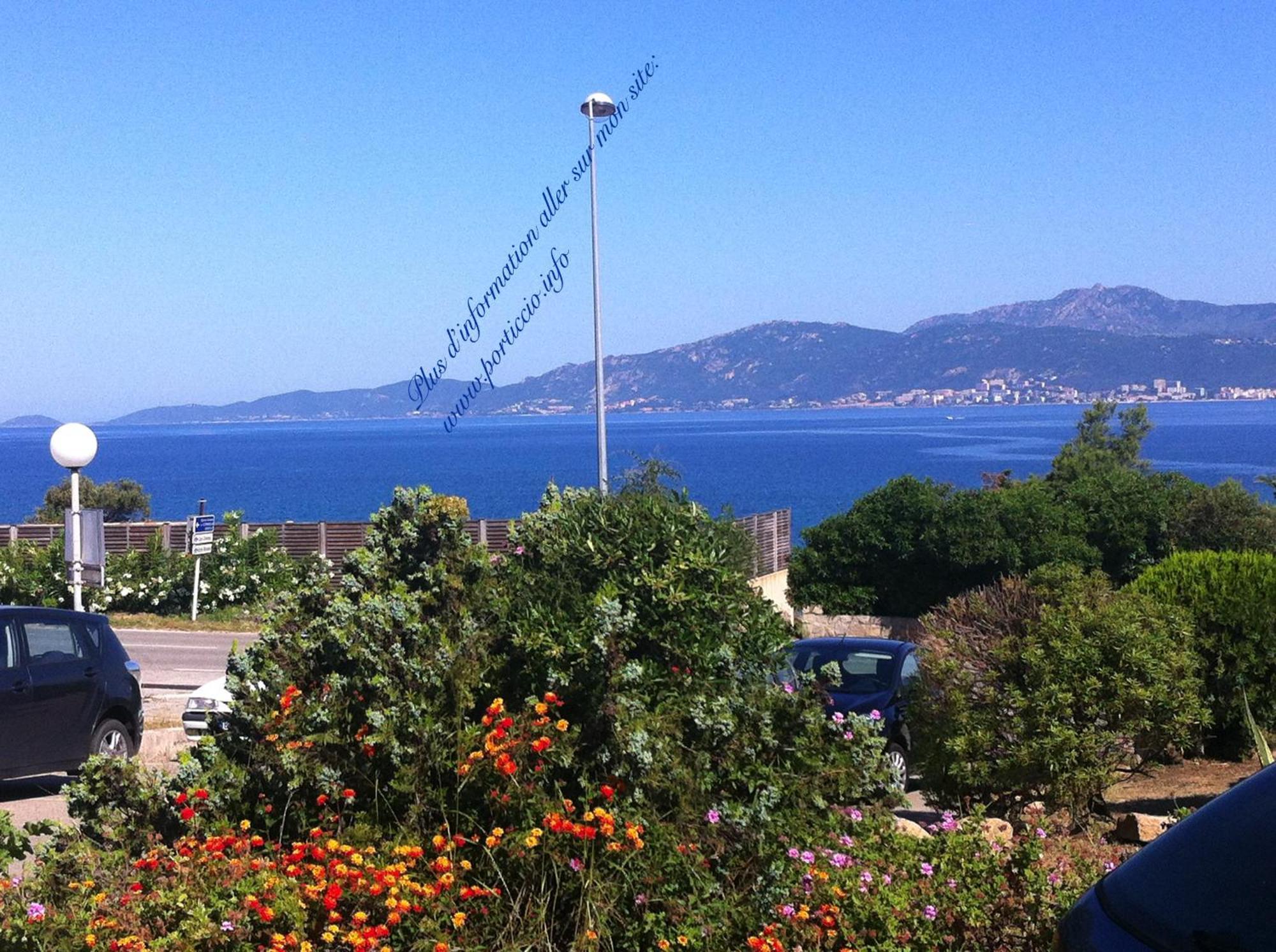 Vue mer panoramique plage 30m. Porticcio Porticcio  Eksteriør bilde