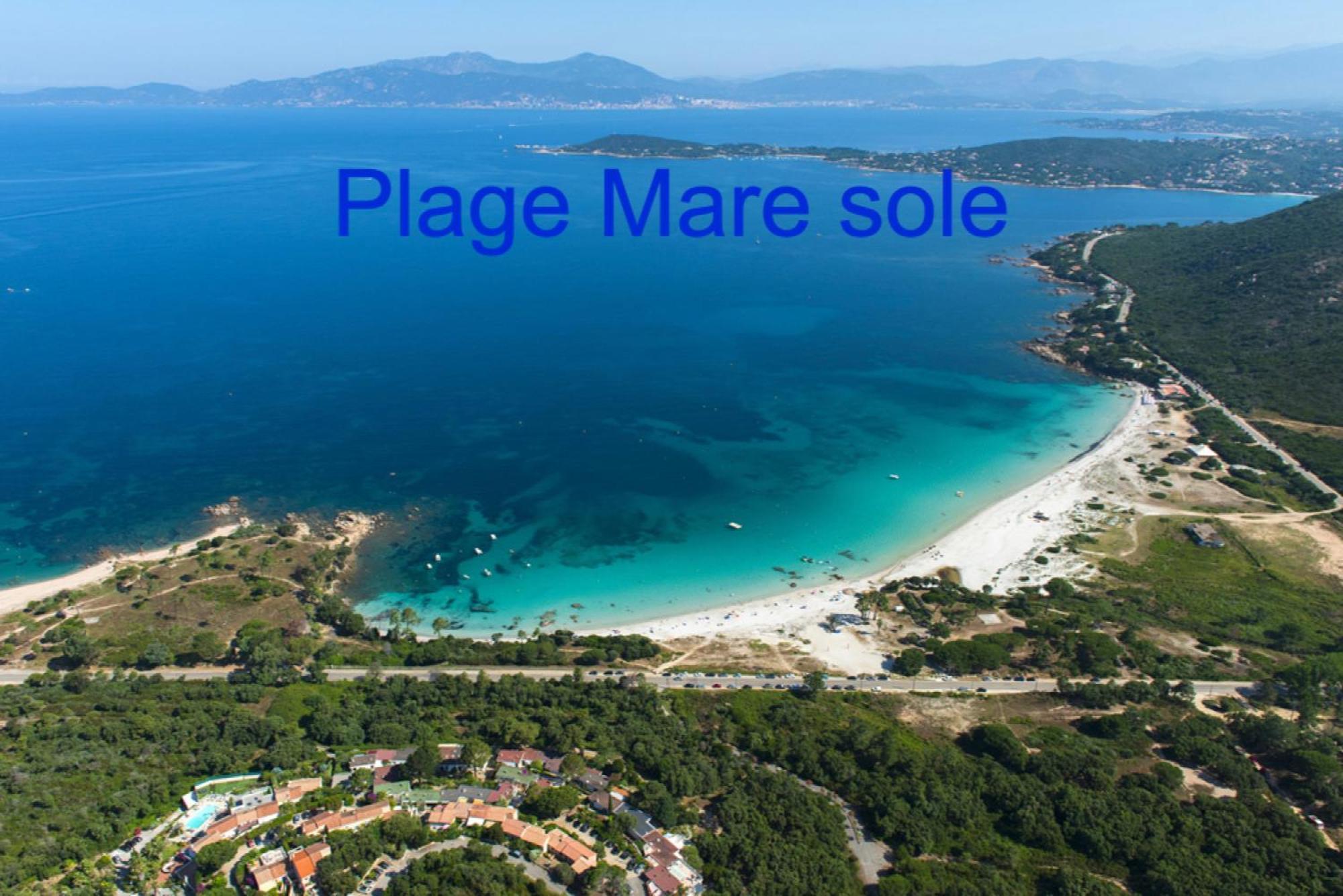 Vue mer panoramique plage 30m. Porticcio Porticcio  Eksteriør bilde